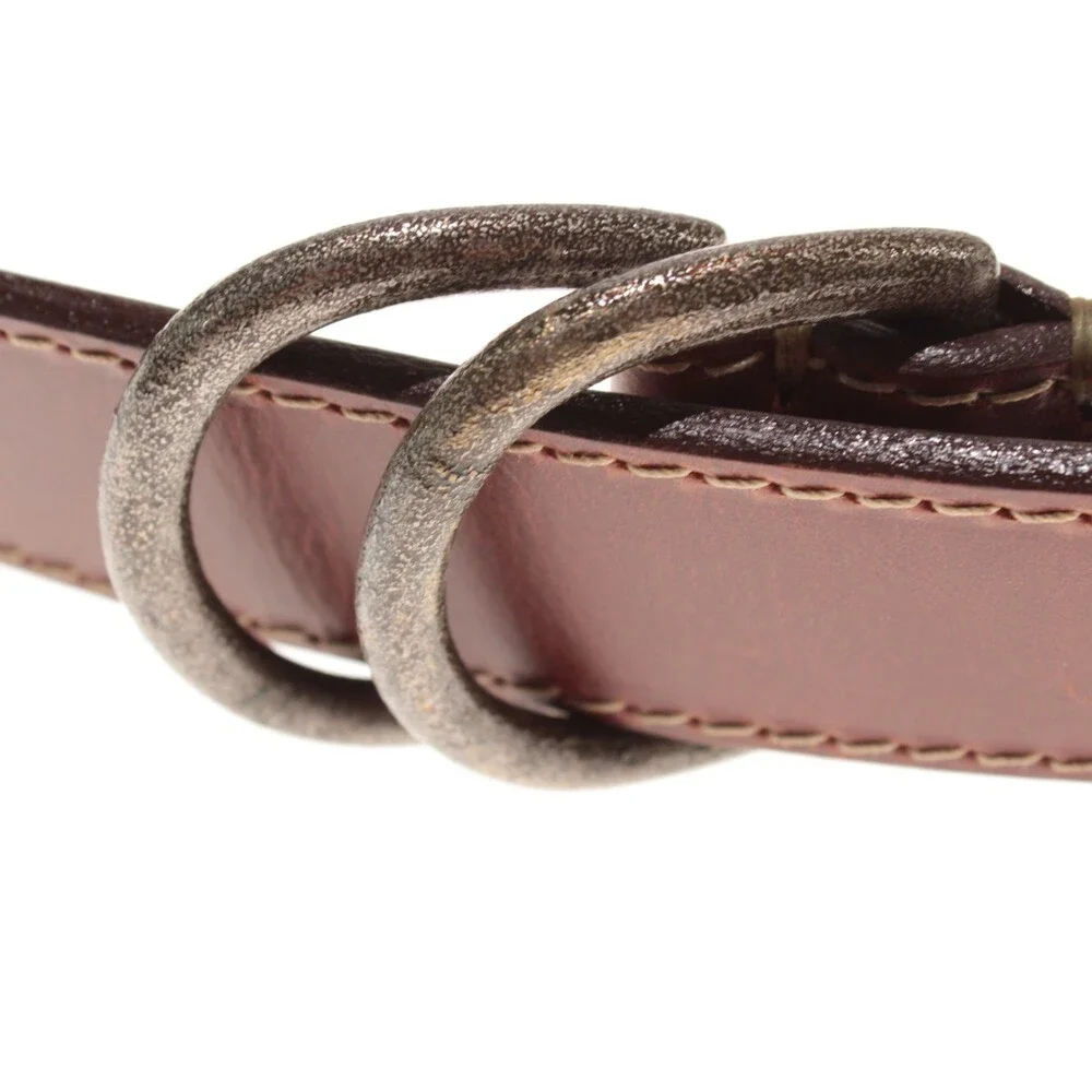 Torino Leather Company NWT Classic Belt Size 38 US in Solid Brown Leather